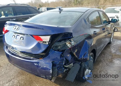 2013 Hyundai Elantra Gls z USA, uszkodzony, nr VIN 5NPDH4AE4DH288609